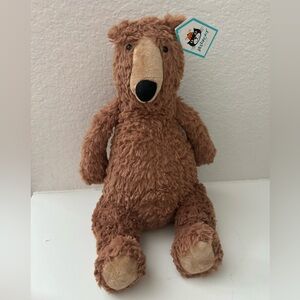AUTHENTIC NWT Jellycat Enzo Bear Rare Retired ONLY ONE Plush Animal Cute